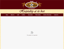 Tablet Screenshot of hotellegolden.com